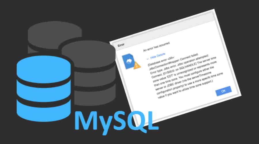 fix MySQL JDBC connection error